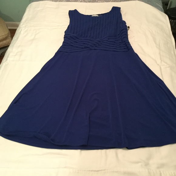 Calvin Klein Dresses Calvin Klein Royal Blue Dress Poshmark